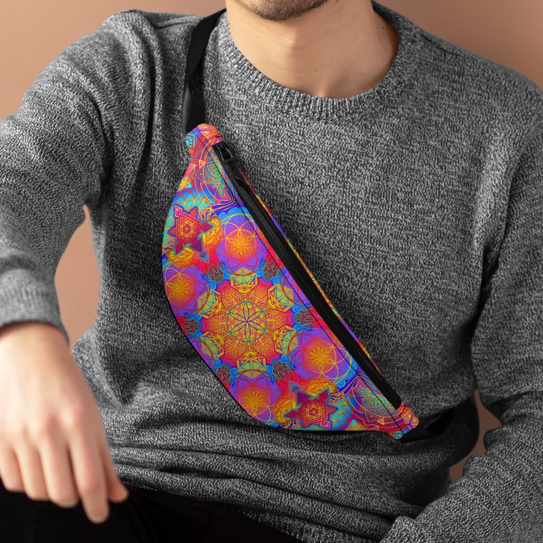 Psychedelic Mandala Fanny Pack