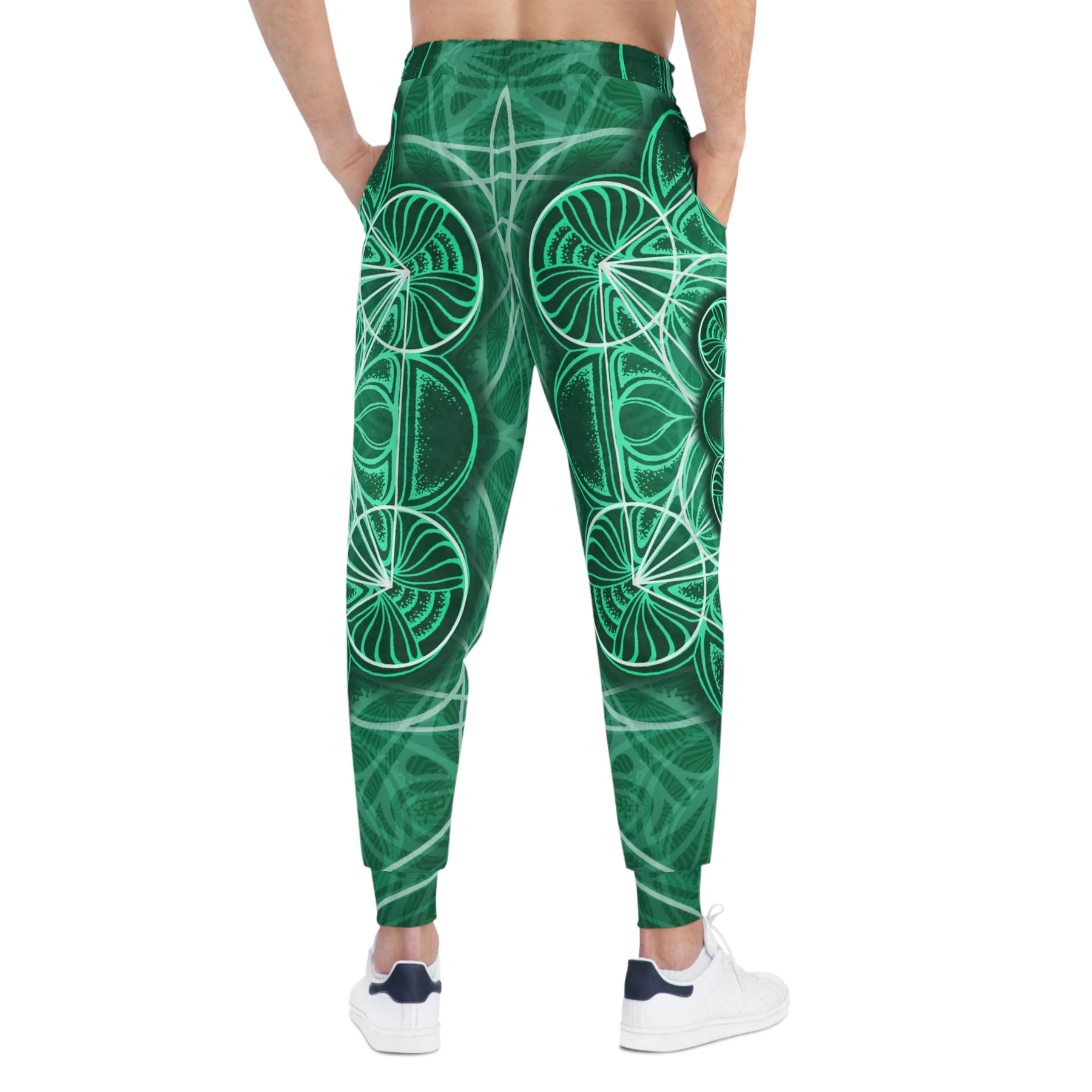 Malachite Mandala Athletic Joggers