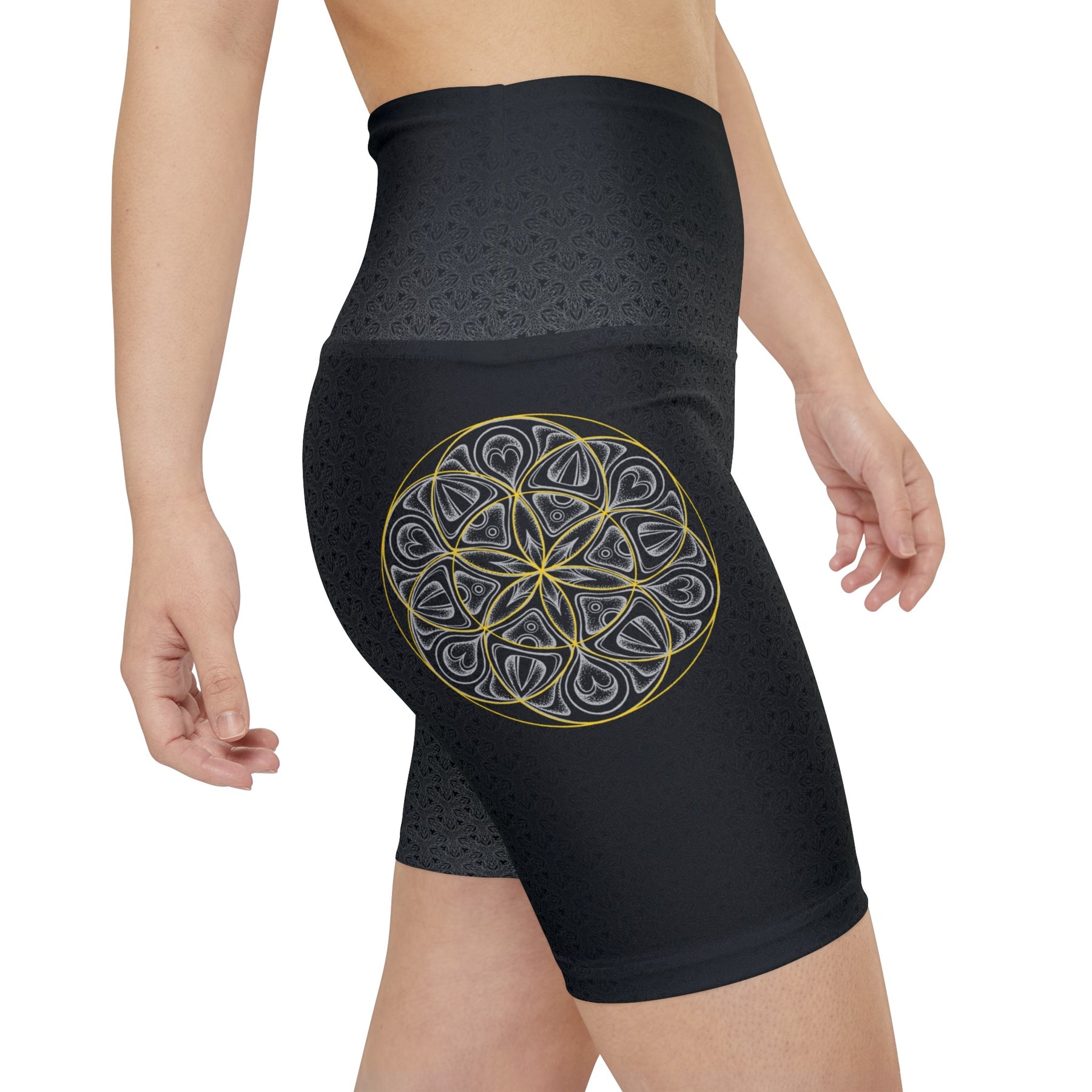 Seed of Life Chakra Workout Shorts