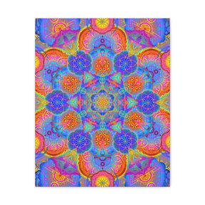 Psychedelic Metatron's Cube Canvas Print