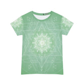 Mint Mandala - Women's Short Sleeve Shirt