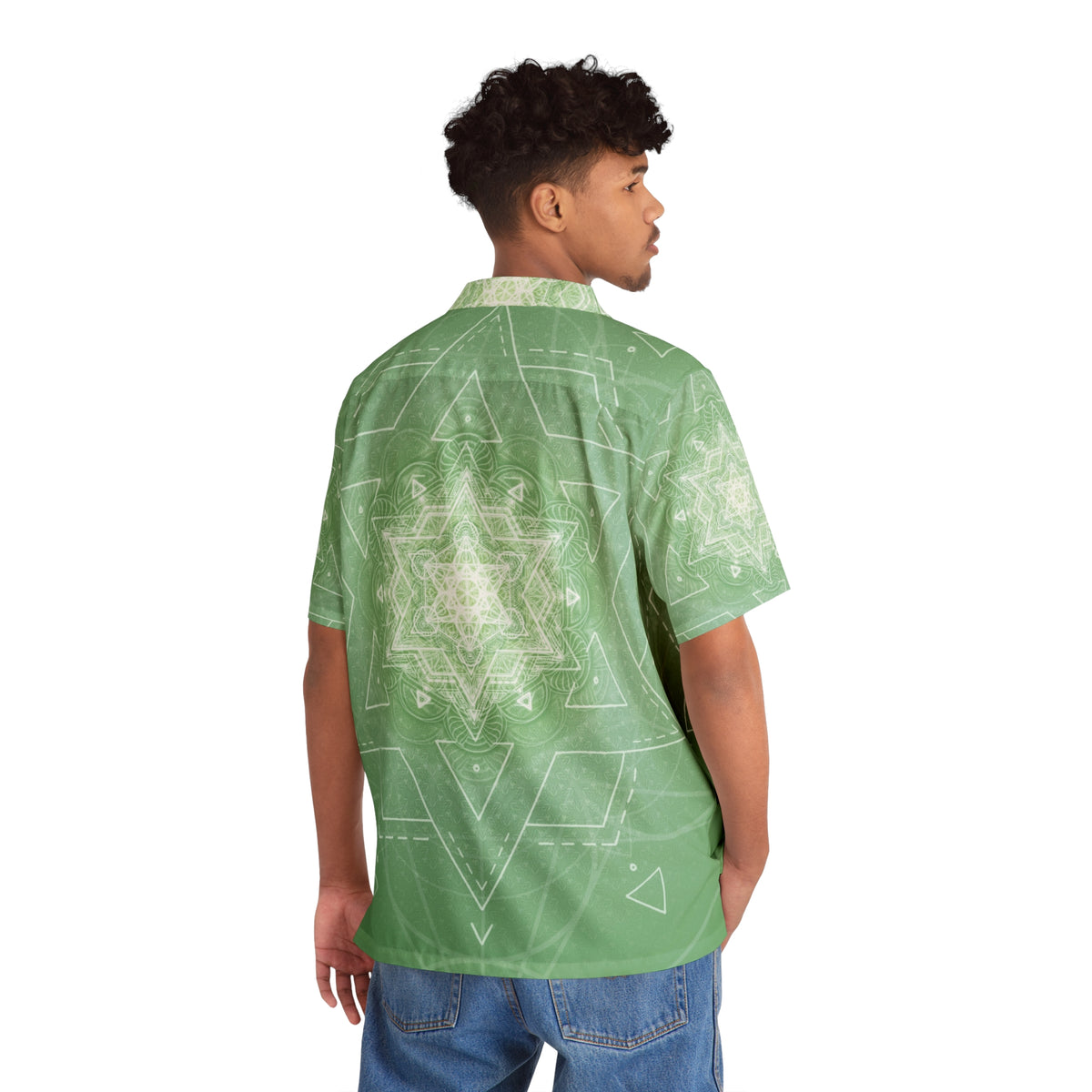 Mint Mandala Hawaiian T-Shirt