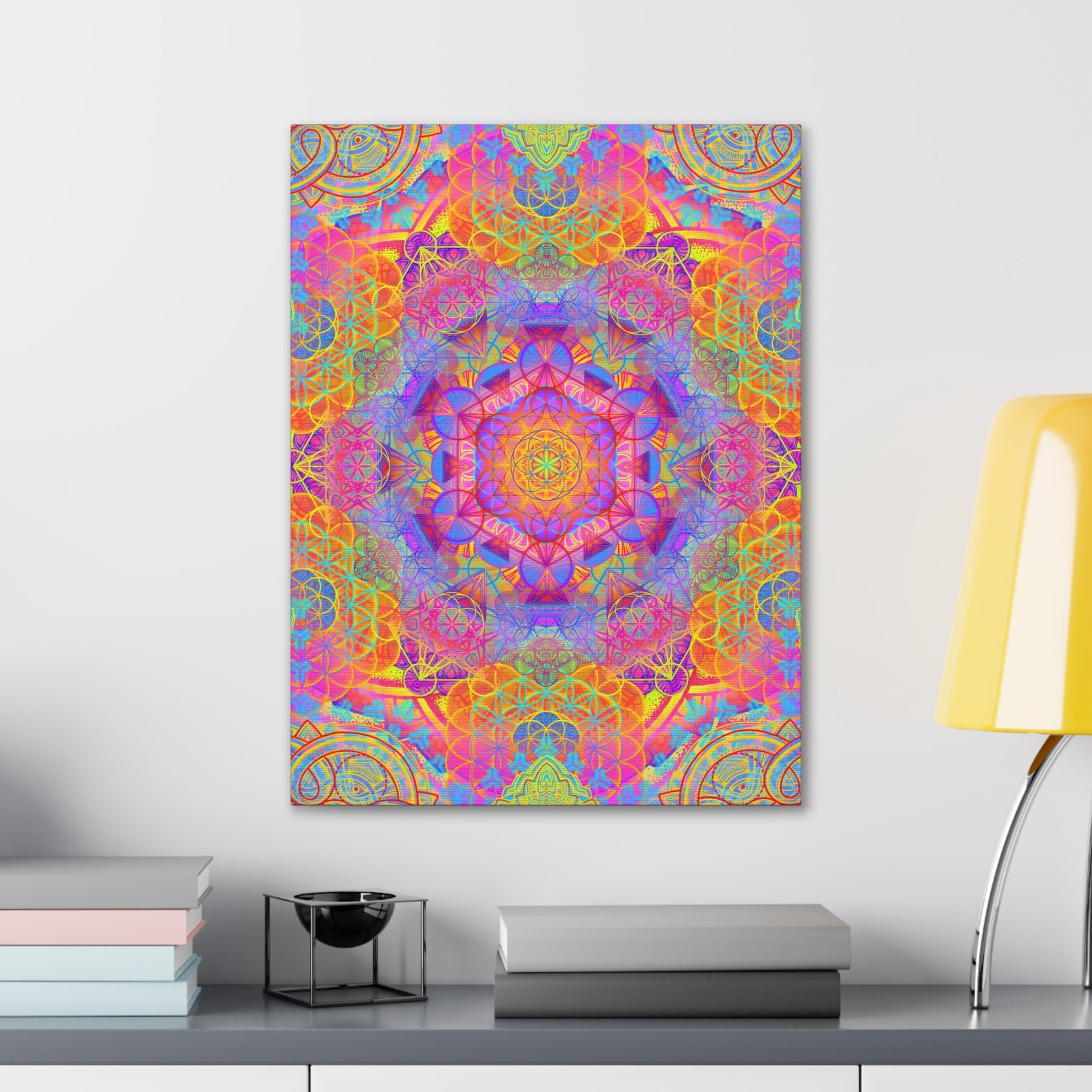 Sunrise Mandala Canvas Print