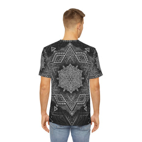 Star Tetrahedron - Men's Polyester Tee