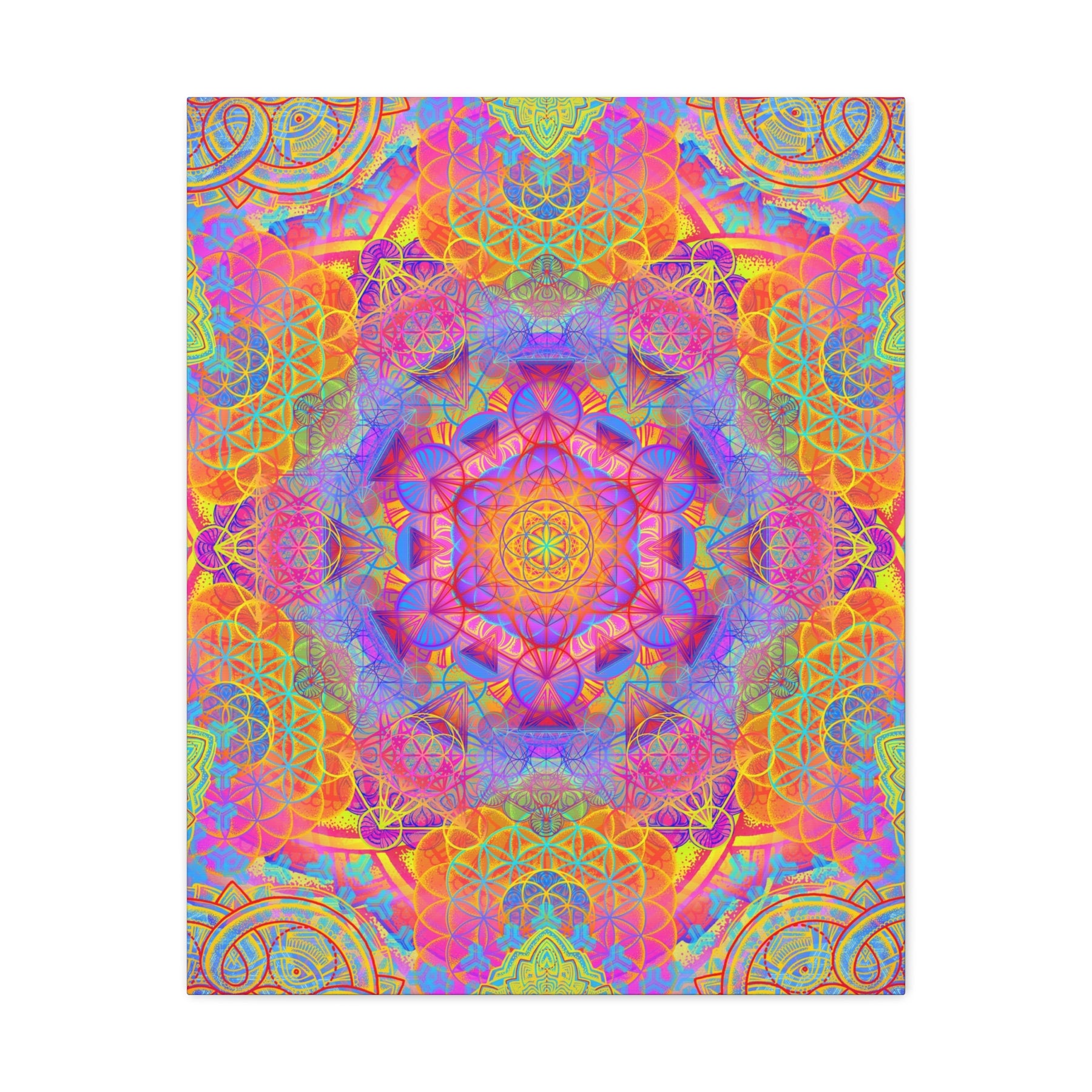 Sunrise Mandala Canvas Print