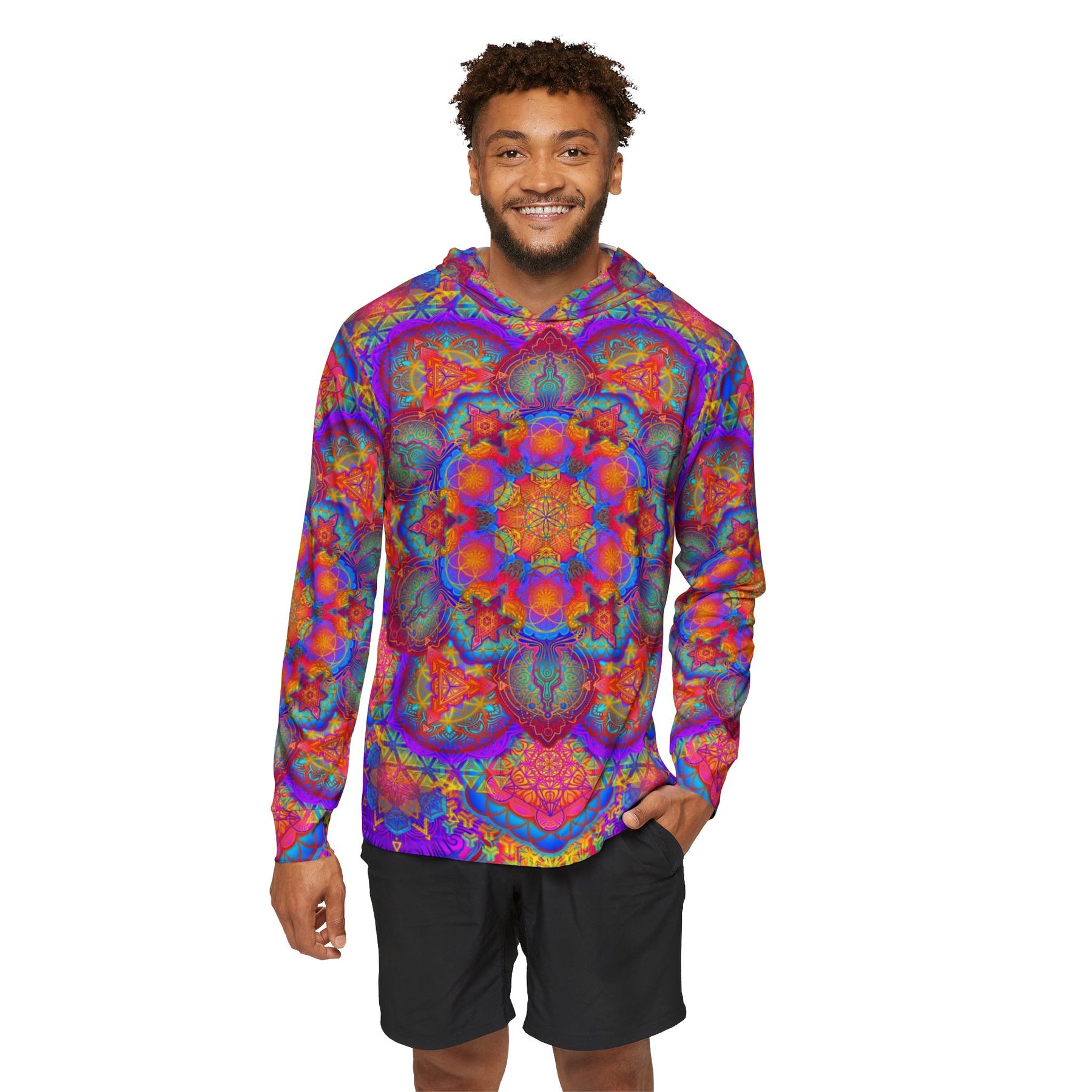 Psychedelic Mandala Sun Hoodie