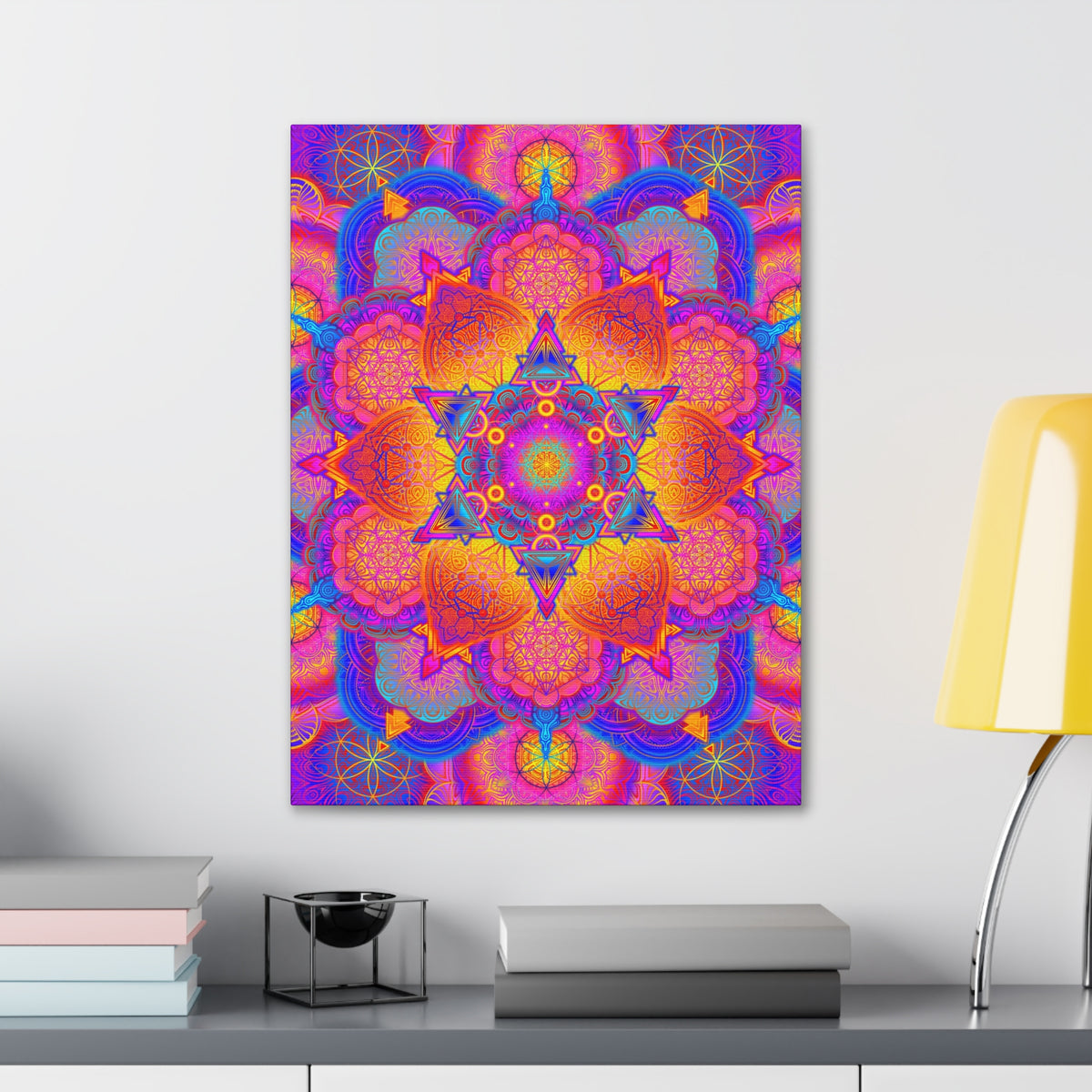 Starburst Mandala Canvas Print