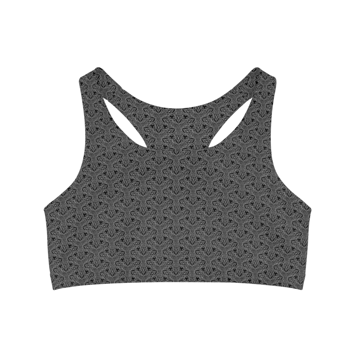 Simple Geometry Pattern Seamless Sports Bra