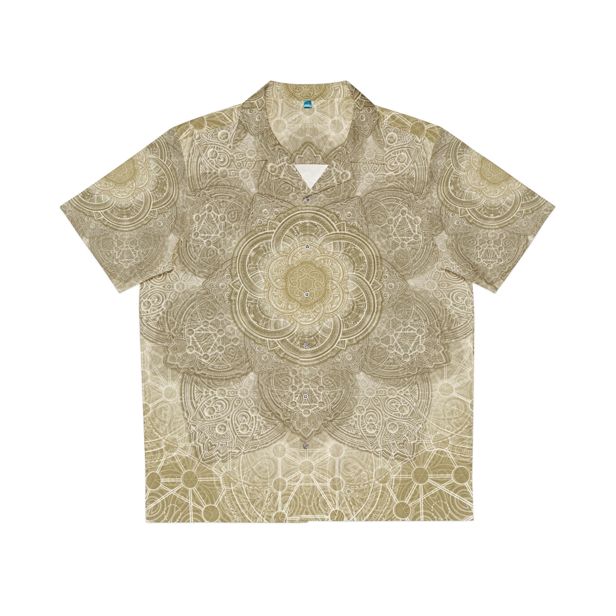 Sand Flower of Life Hawaiian T-Shirt