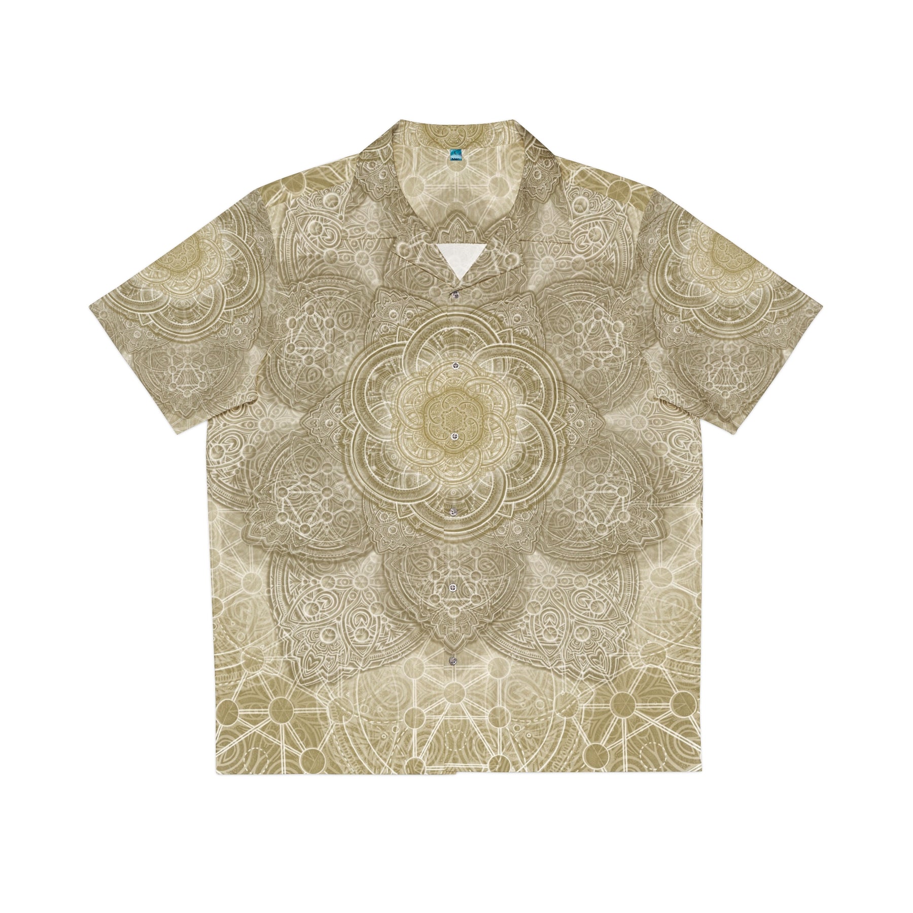 Sand Flower of Life Hawaiian T-Shirt