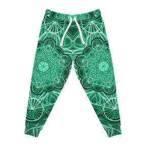 Malachite Mandala Athletic Joggers