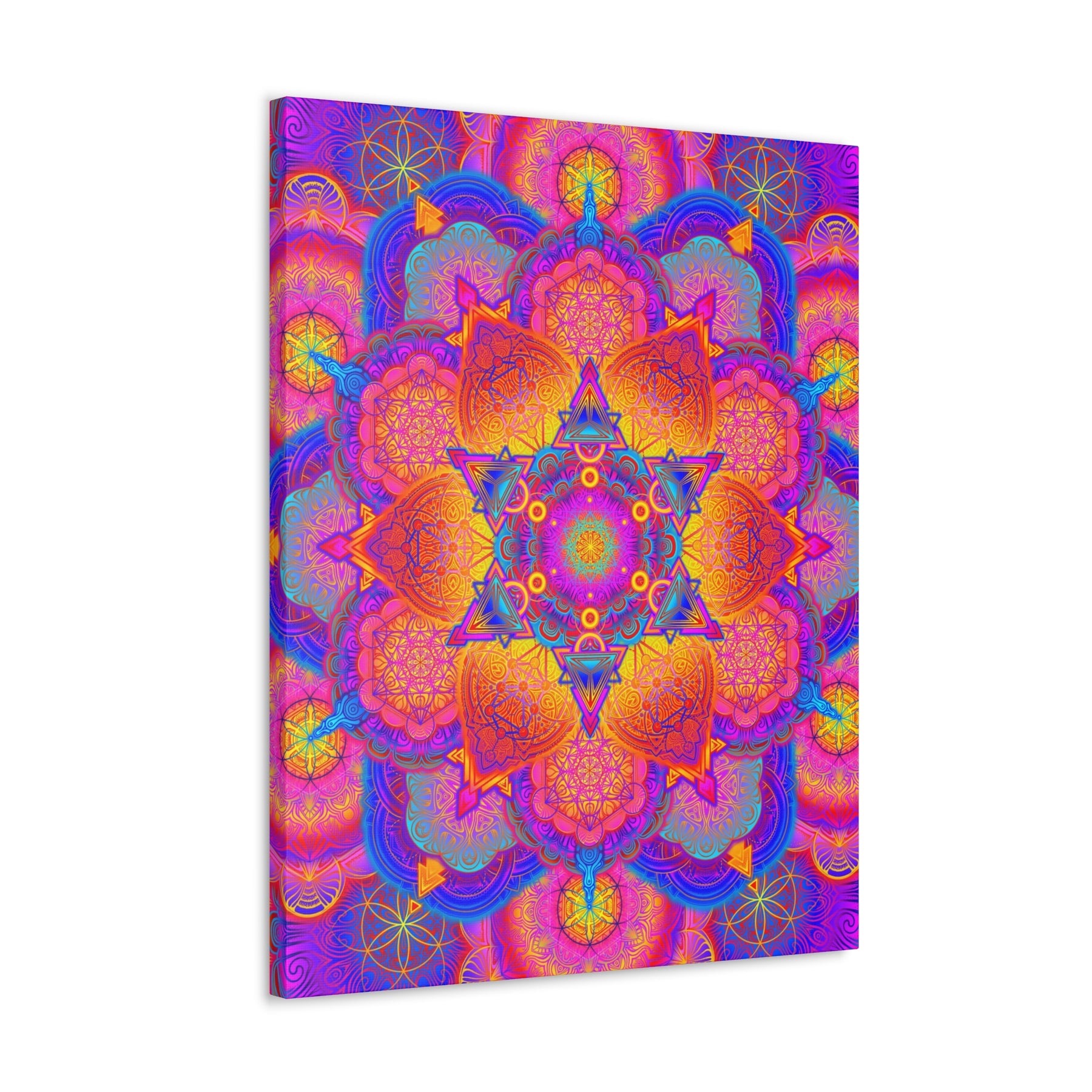 Starburst Mandala Canvas Print