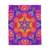 Starburst Mandala - Velveteen Plush Blanket