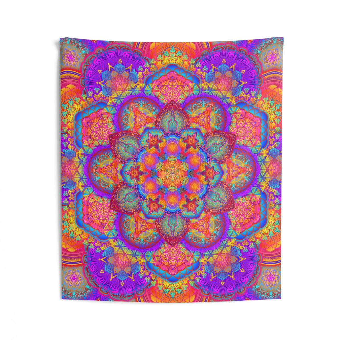 Psychedelia Mandala Wall Tapestry