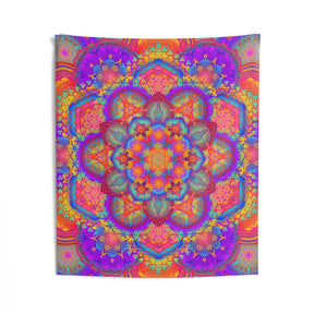 Psychedelia Mandala Wall Tapestry