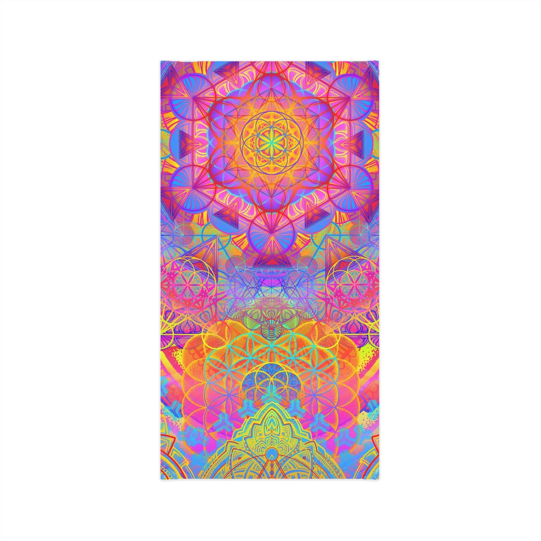 Psychedelic Mandala Neck Gaiter - Lightweight Stylish Face Covering for Outdoor Adventures