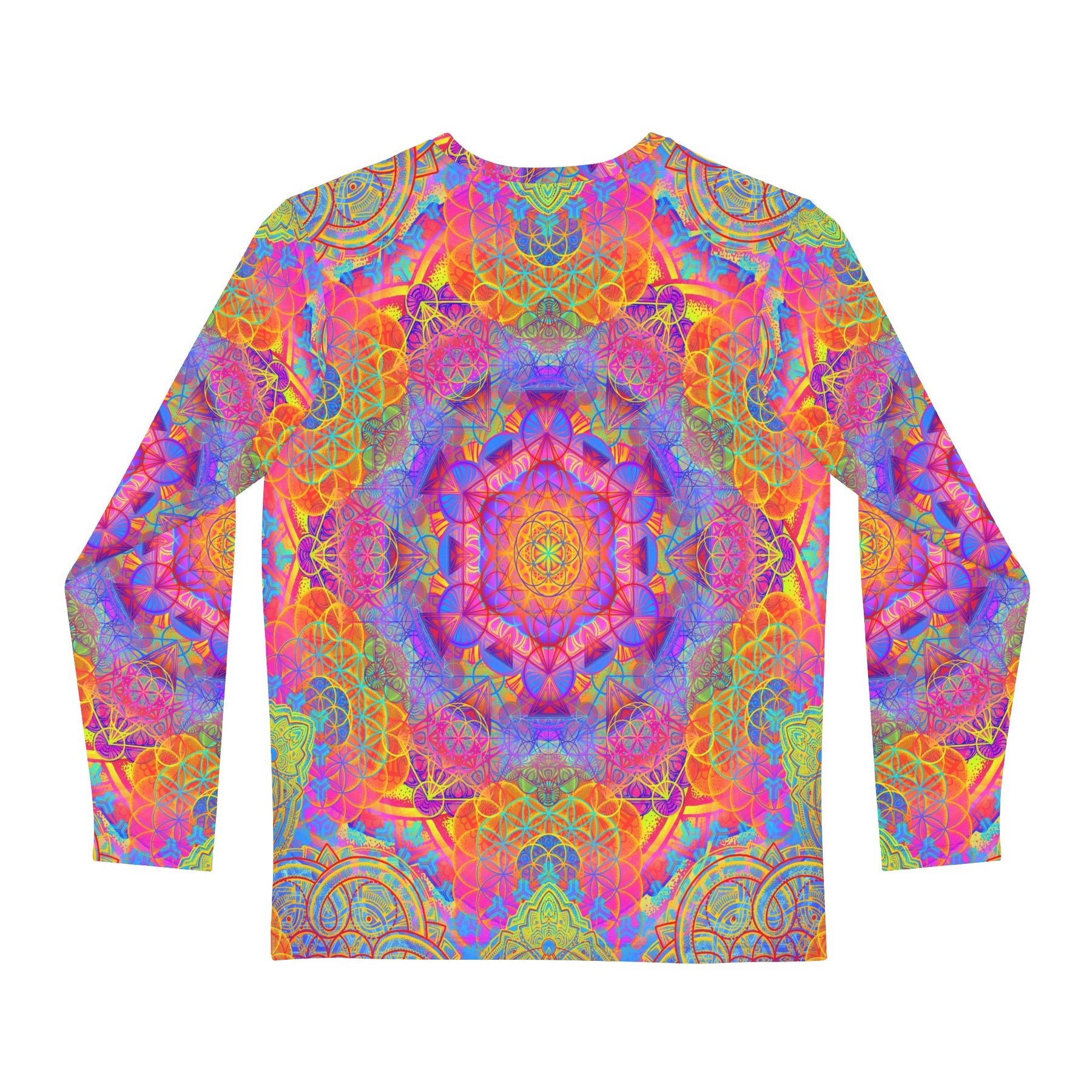 Sunrise Mandala Men's Long Sleeve Shirt