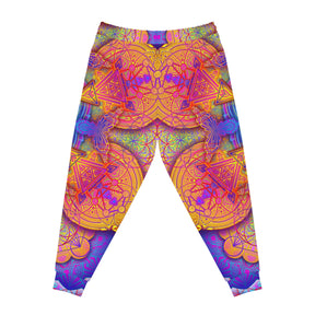 Psychedelic Mandala Athletic Joggers