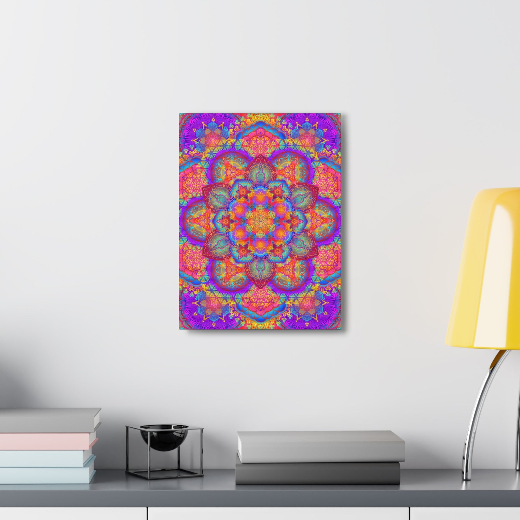 Psychedelic Mandala Canvas Print