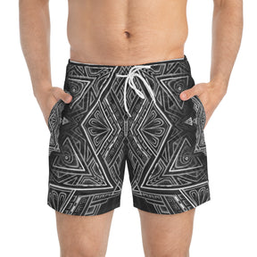 Star Tetrahedron Swim Trunks