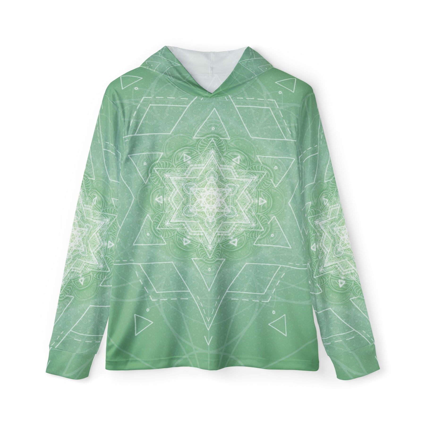 Mint Mandala Men's Sun Hoodie