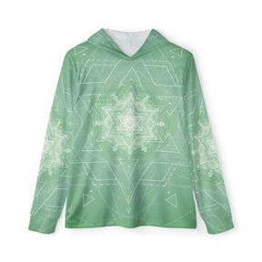 Mint Mandala Men's Sun Hoodie