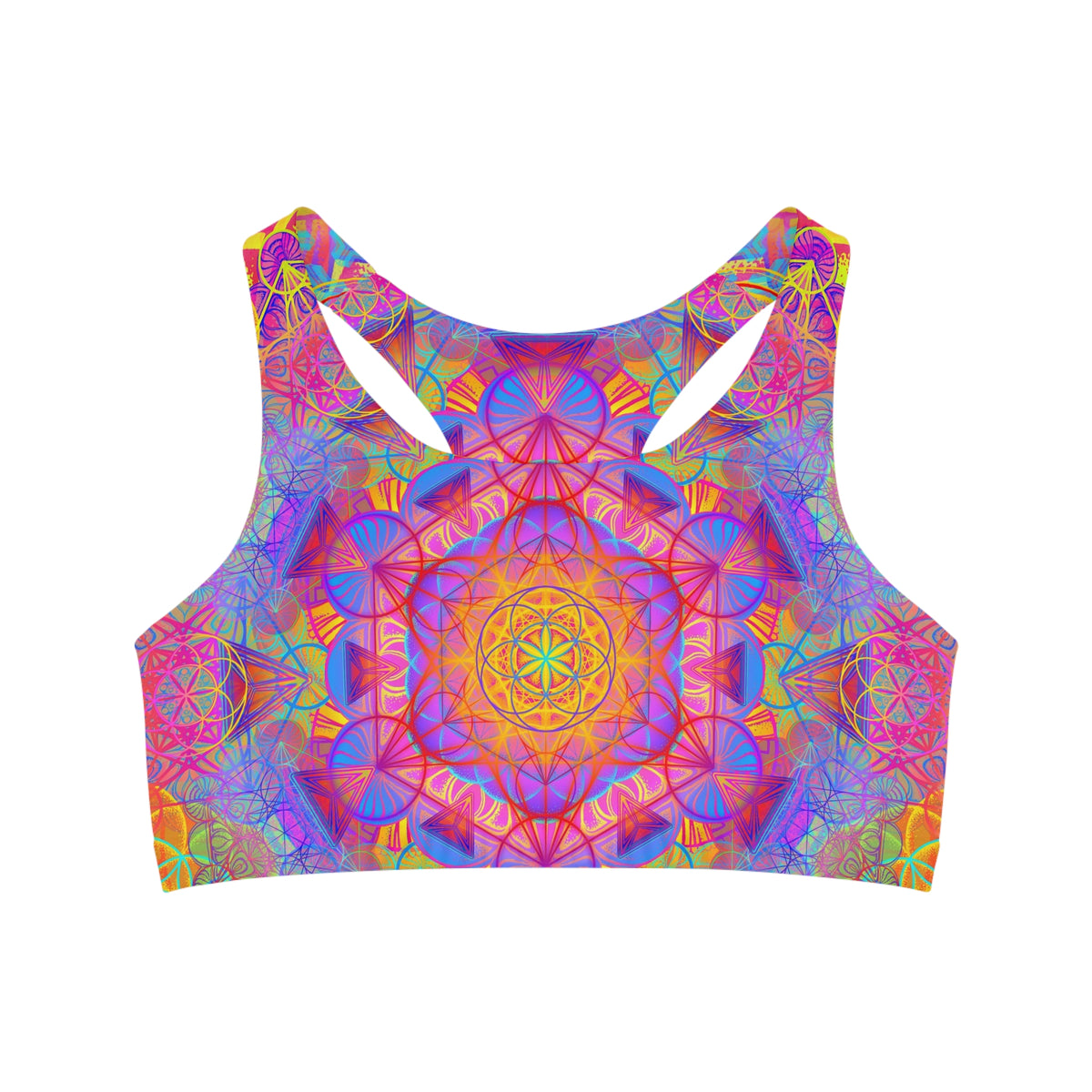 Sunrise Mandala Seamless Sports Bra