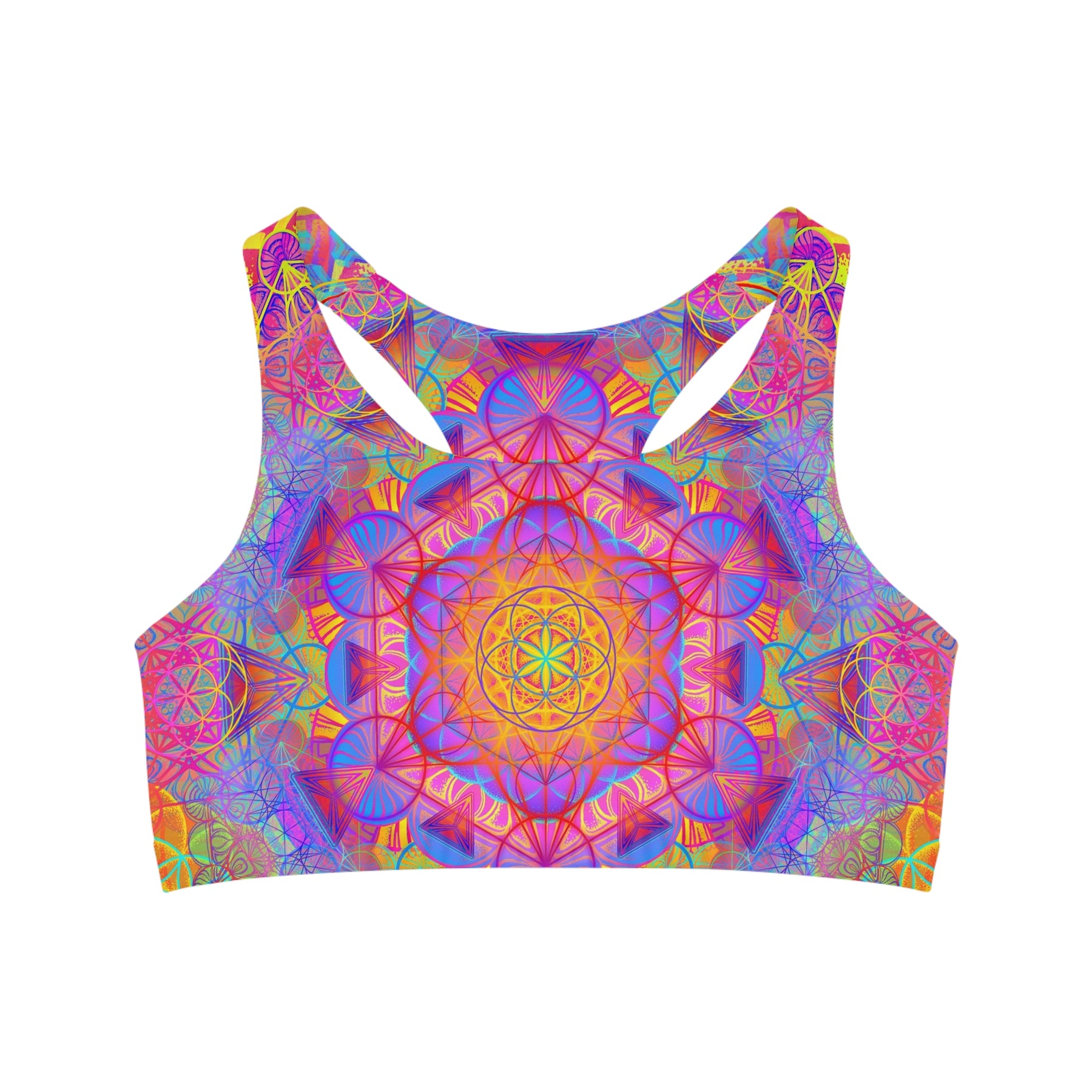 Sunrise Mandala Seamless Sports Bra