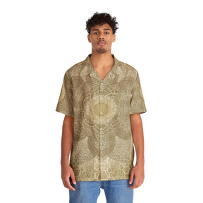 Sand Flower of Life Hawaiian T-Shirt