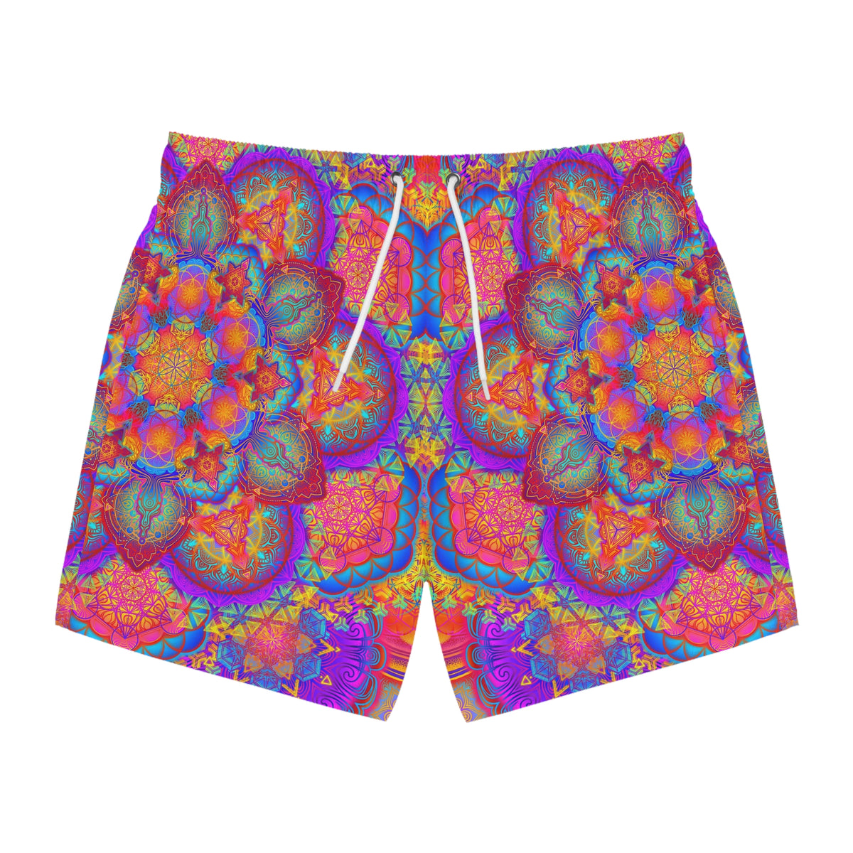 Psychedelic Mandala Swim Trunks