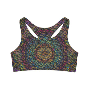 Mushroom Mandala Sports Bra