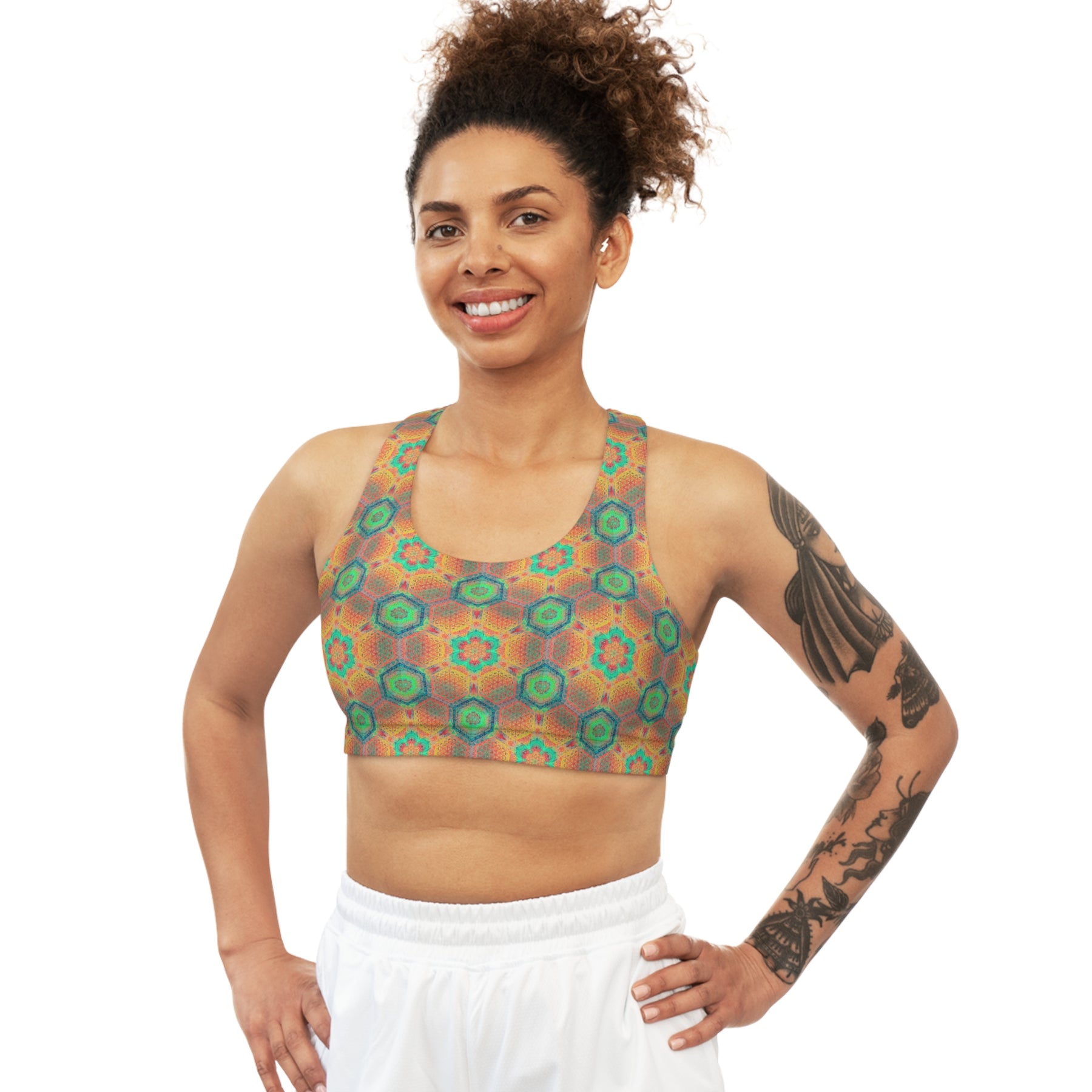 Sacred geometry Seamless Sports Bra