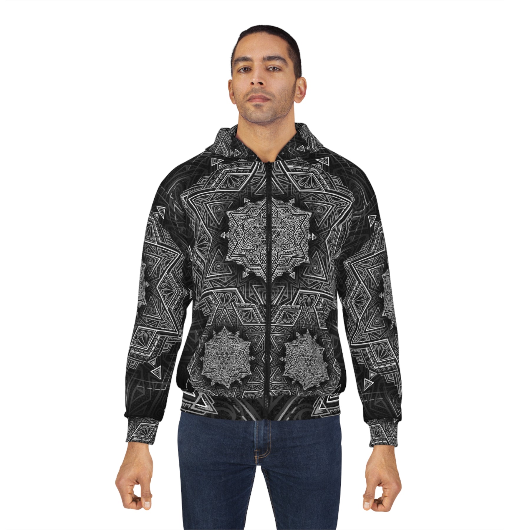 Star Tetrahedron Unisex Zip Hoodie