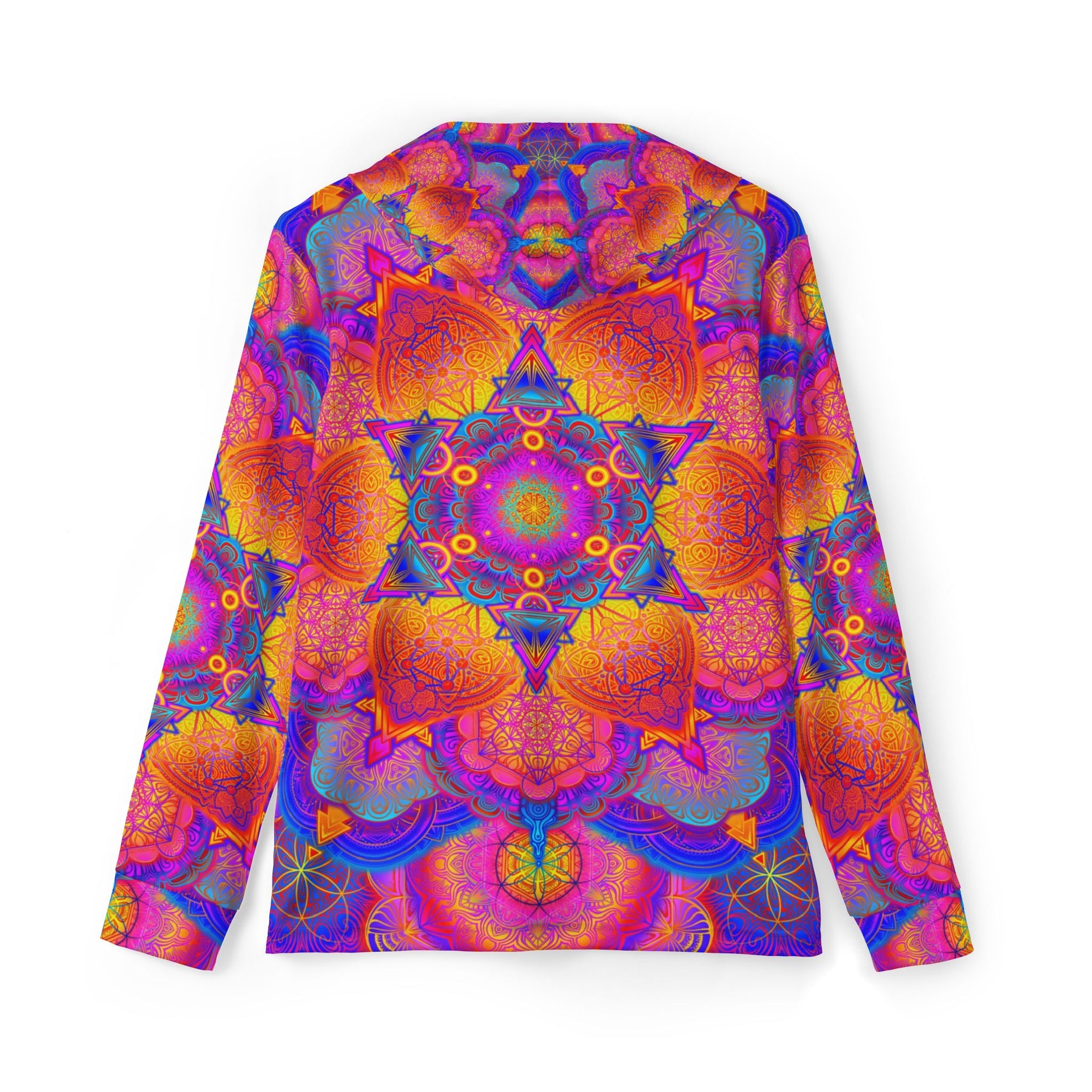 Psychedelic Mandala Men's Sun Hoodie