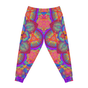 Psychedelic Mandala Athletic Joggers