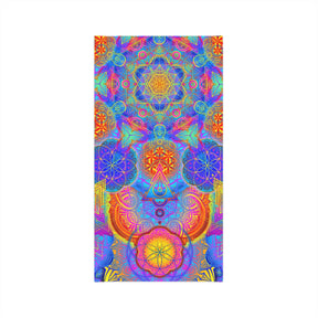 Psychedelic Mandala Neck Gaiter - Lightweight Stylish Face Covering for Outdoor Adventures