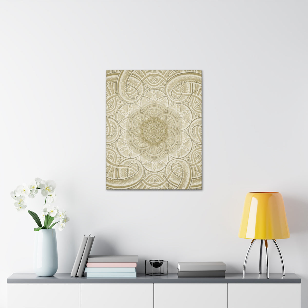 Sacred Geometry Mandala Canvas Print