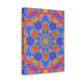 Psychedelic Metatron's Cube Canvas Print