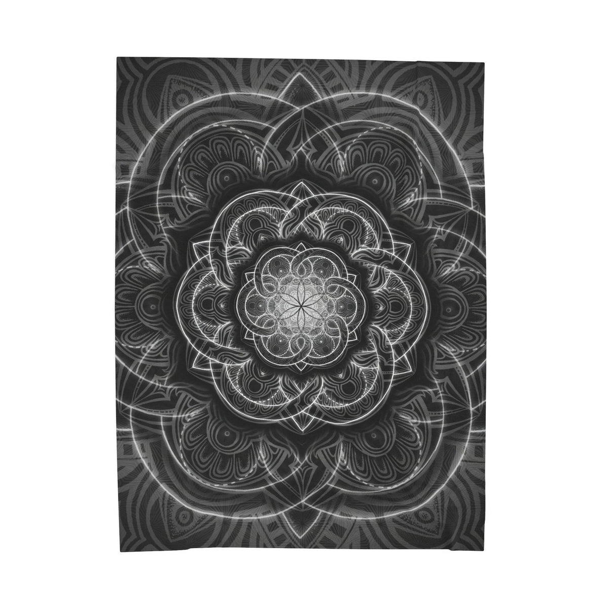 Flower of Life Velveteen Plush Blanket