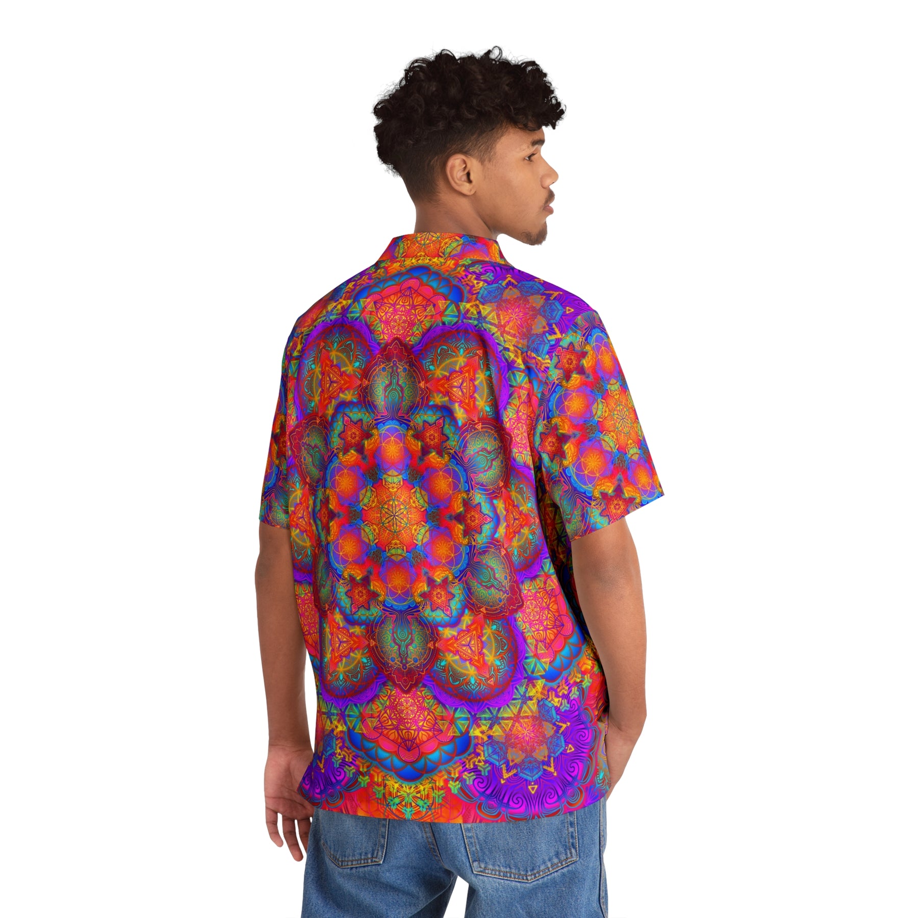 Psychedelic Mandala Hawaiian T-Shirt