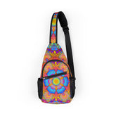 Psychedelic Mandala Chest Bag