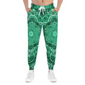 Malachite Mandala Athletic Joggers