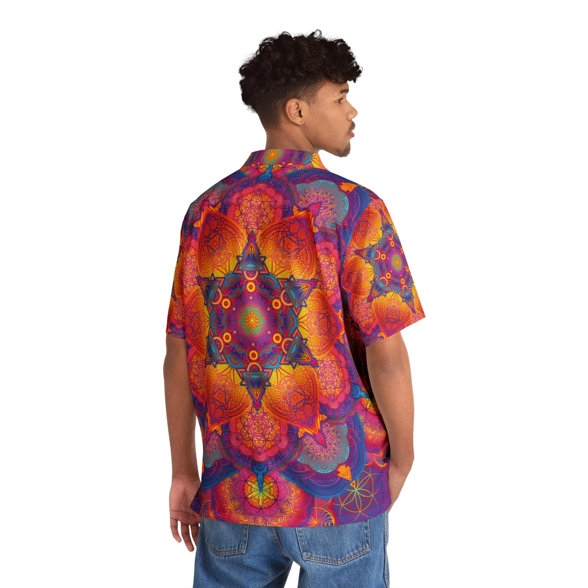 Psychedelic Mandala Hawaiian T-Shirt