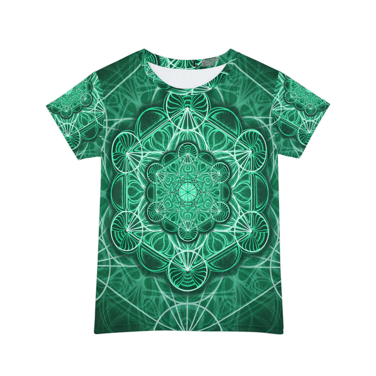 Malachite Mandala - Women's Short Sleeve Shirt