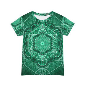 Malachite Mandala - Women's Short Sleeve Shirt