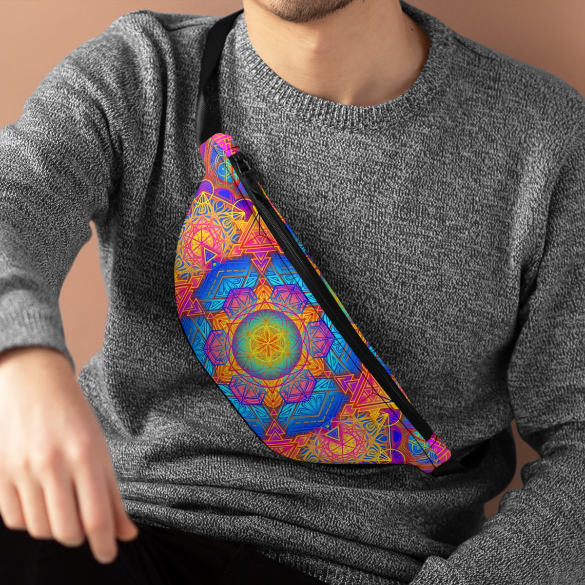 Copy of Psychedelic Seed of Life Fanny Pack