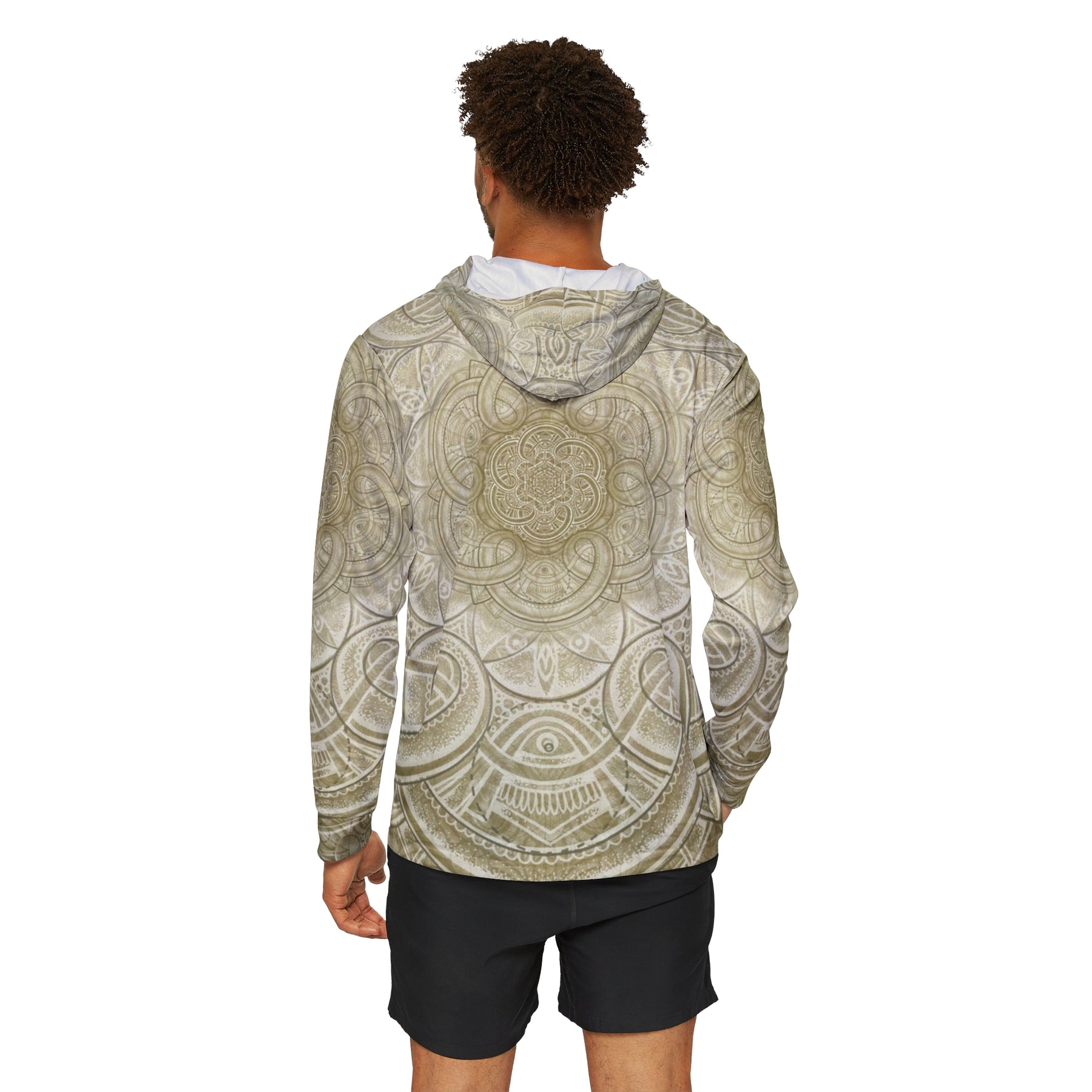 Flower of Life Men's Sun Hoodie