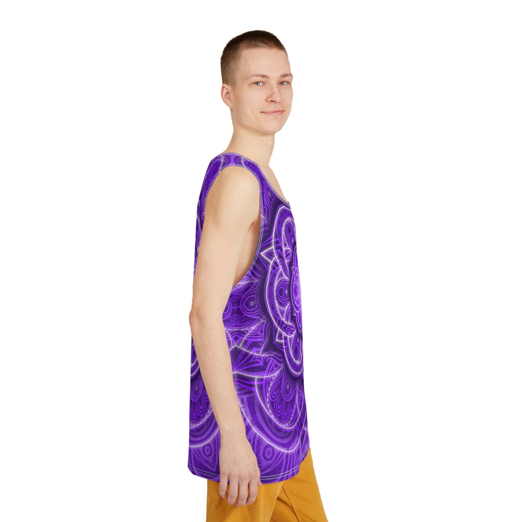 Psychedelic Flower of Life Men's Tank