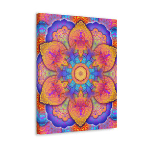 Psychedelic Mandala Canvas Print