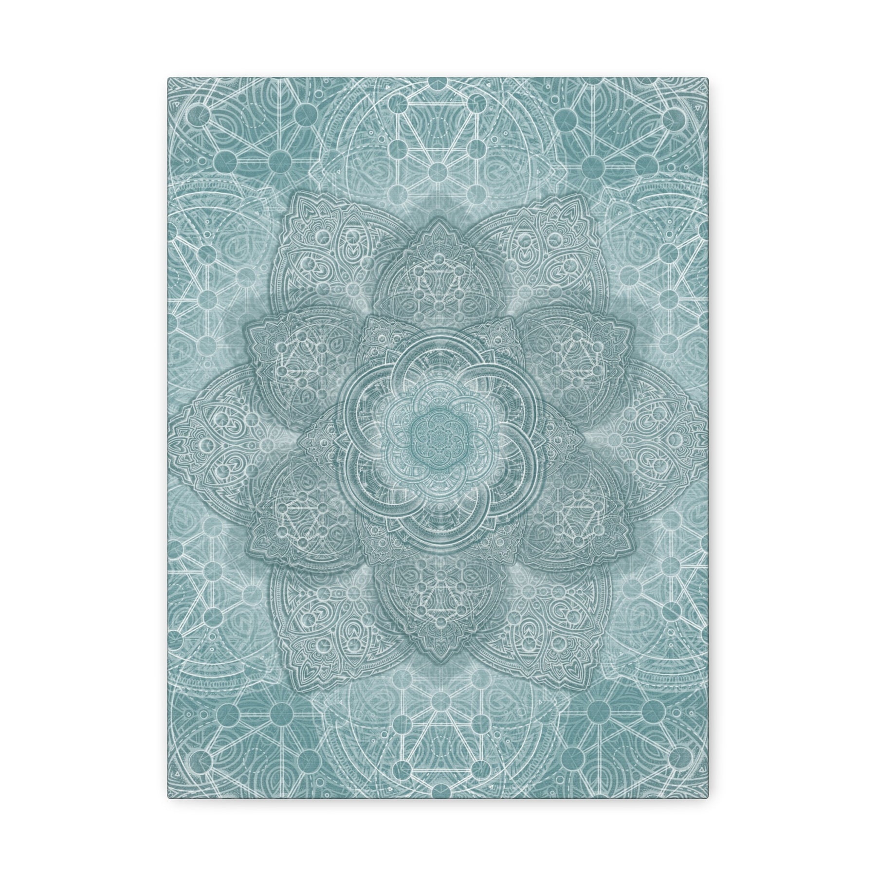 Sacred Geometry Mandal Canvas Print